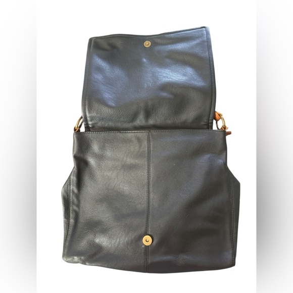 Free People Golden Valley Vegan Messenger Black - Picture 3 of 6